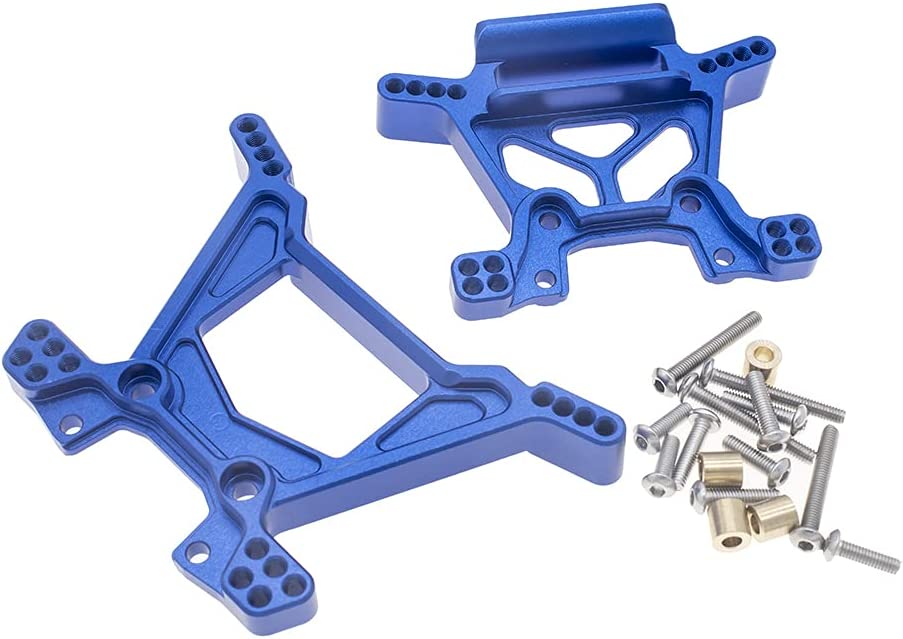 IRonManRc Alloy Front & Rear Shock Tower Traxxas 1/10 4WD Rustler 4X4 VXL