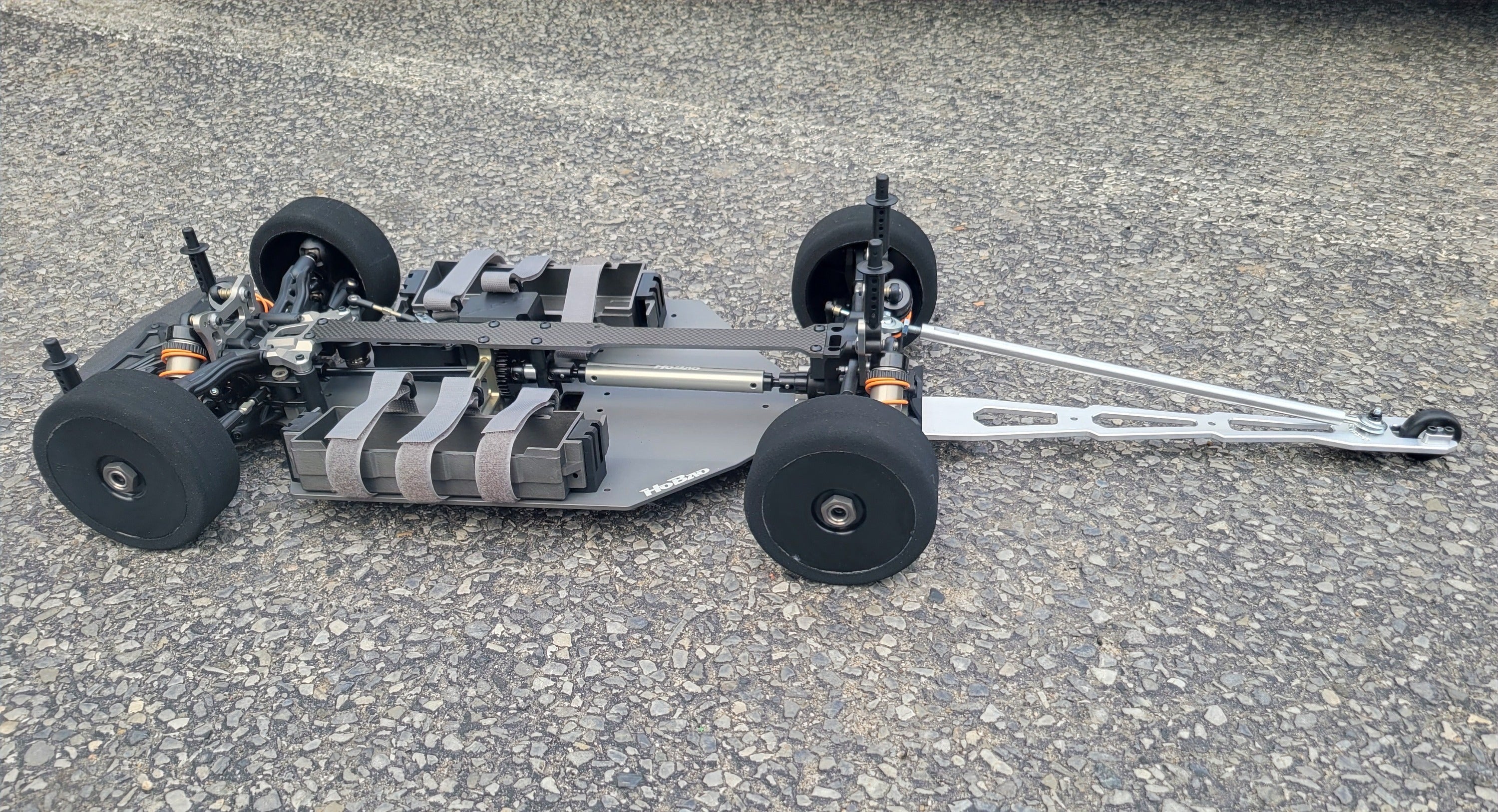 IRonManRc HOBAO VTE2 / VT "12 GAUGE "  Wheelie Bar Drag Racing Beast