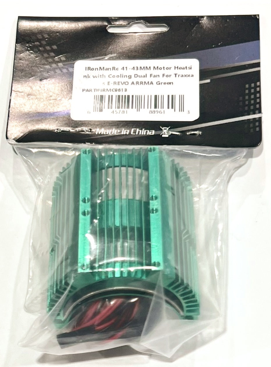 IRonManRc TWIN High Speed Fans W/ Heat Sink for 1/8 MOTORS