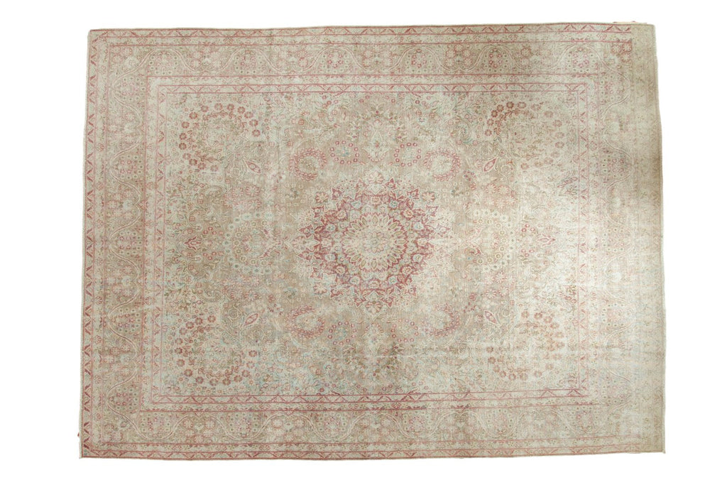 9x12.5 Vintage Distressed Meshed Carpet