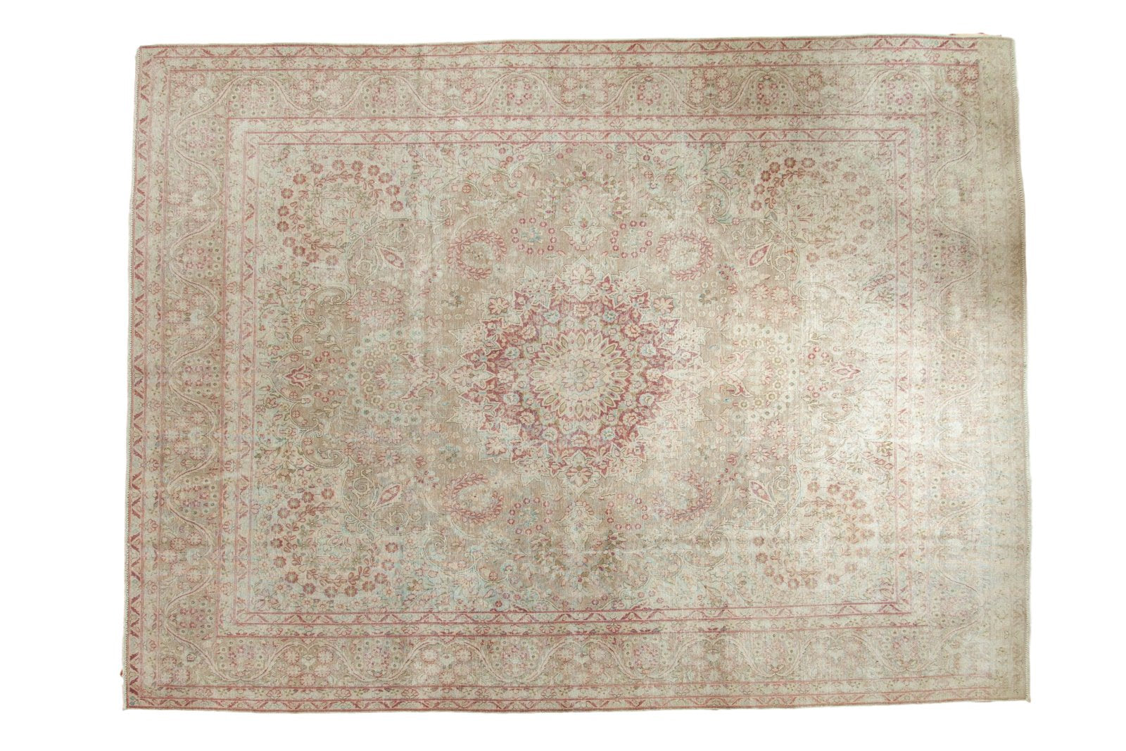 9x12.5 Vintage Distressed Meshed Carpet