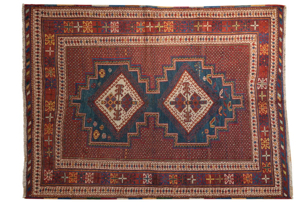 4x6 Vintage Afshar Rug