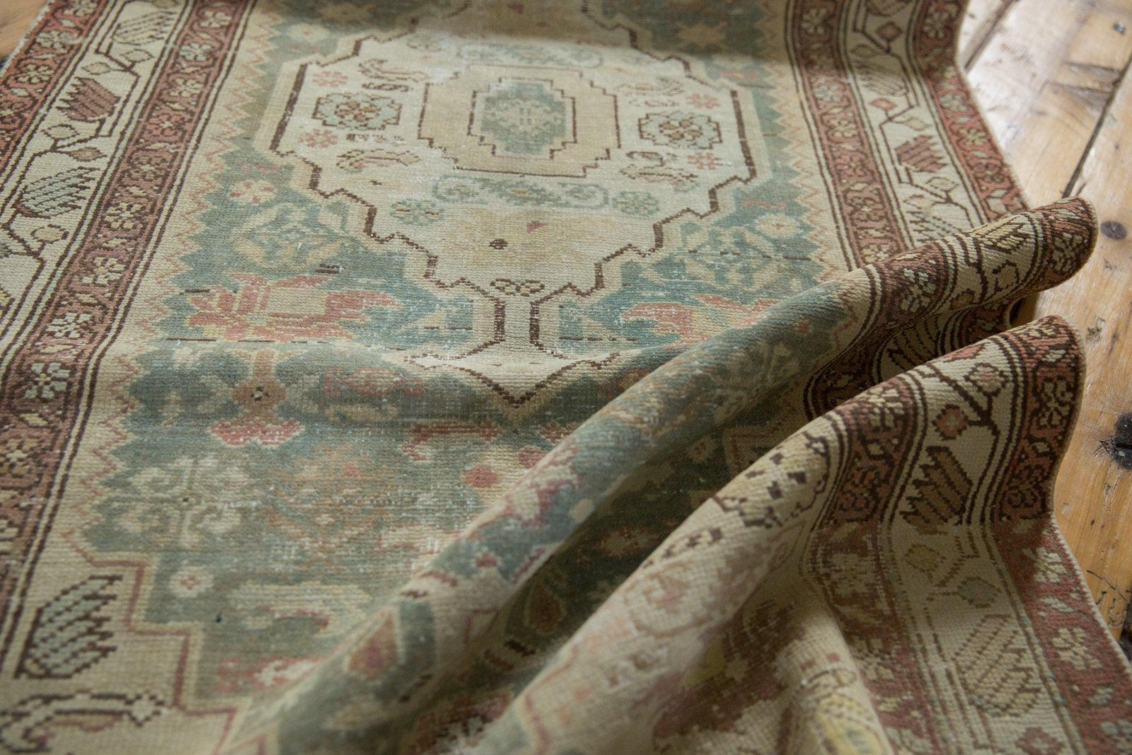 3x16.5 Vintage Distressed Malayer Rug Runner