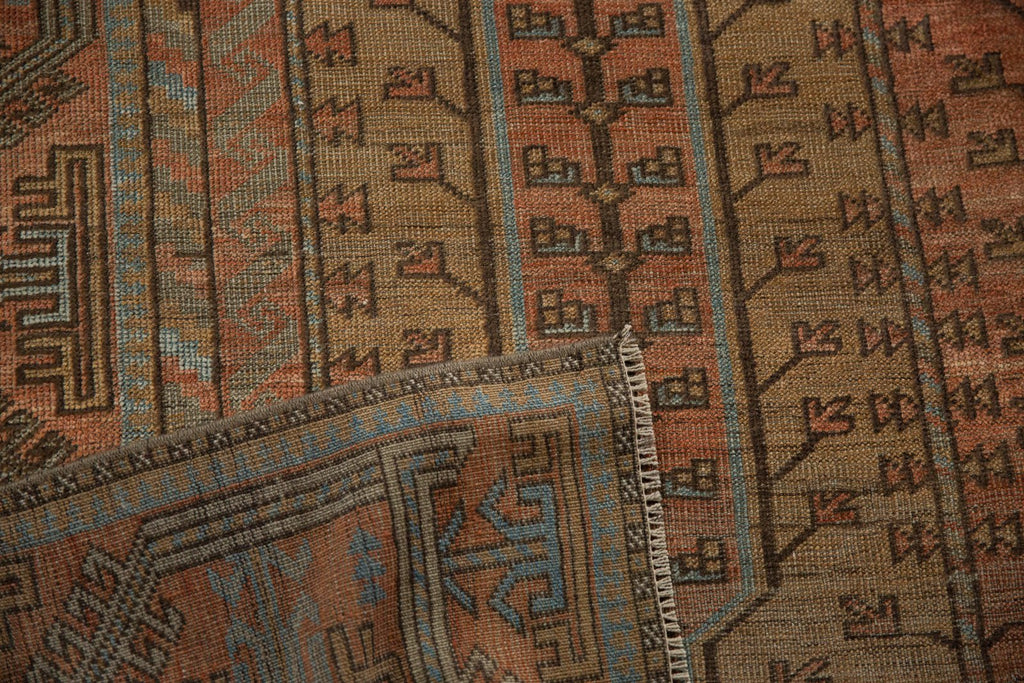 5.5x10 Vintage Distressed Belouch Carpet