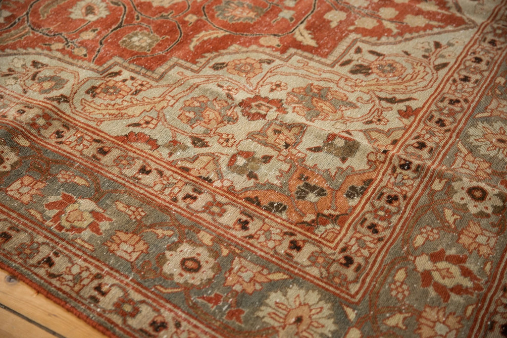 9x11.5 Vintage Distressed Khoy Carpet
