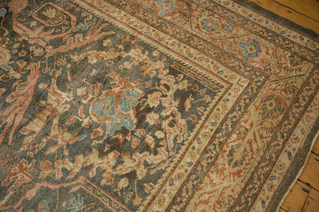 RESERVED 11x15.5 Vintage Distressed Mahal Carpet