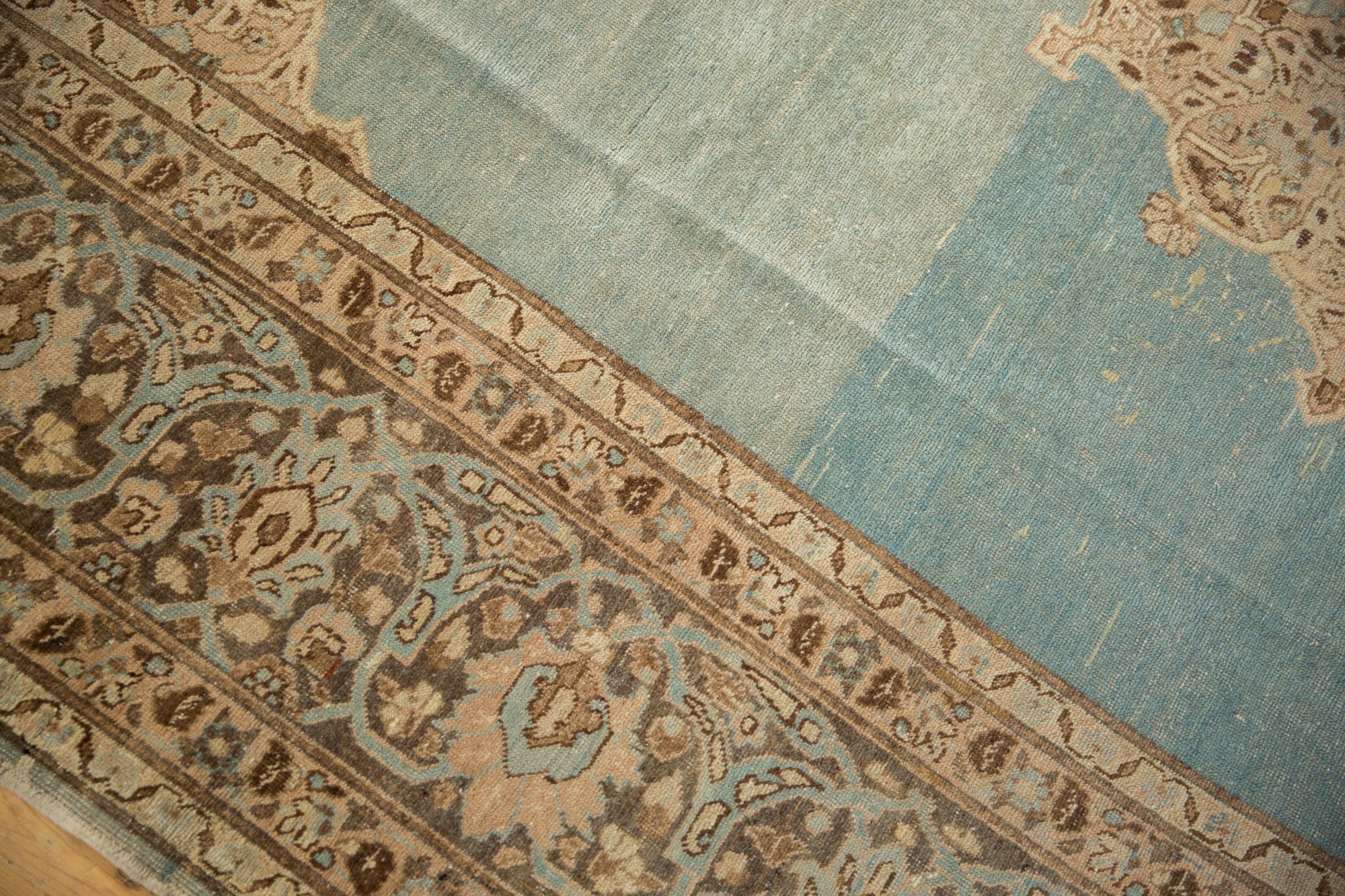 8.5x12.5 Vintage Distressed Tabriz Carpet