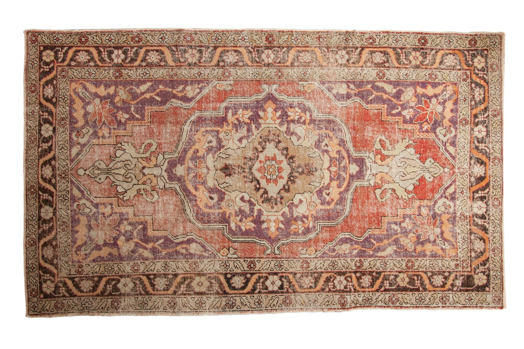 6.5x10.5 Vintage Distressed Oushak Carpet