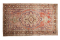 6.5x10.5 Vintage Distressed Oushak Carpet