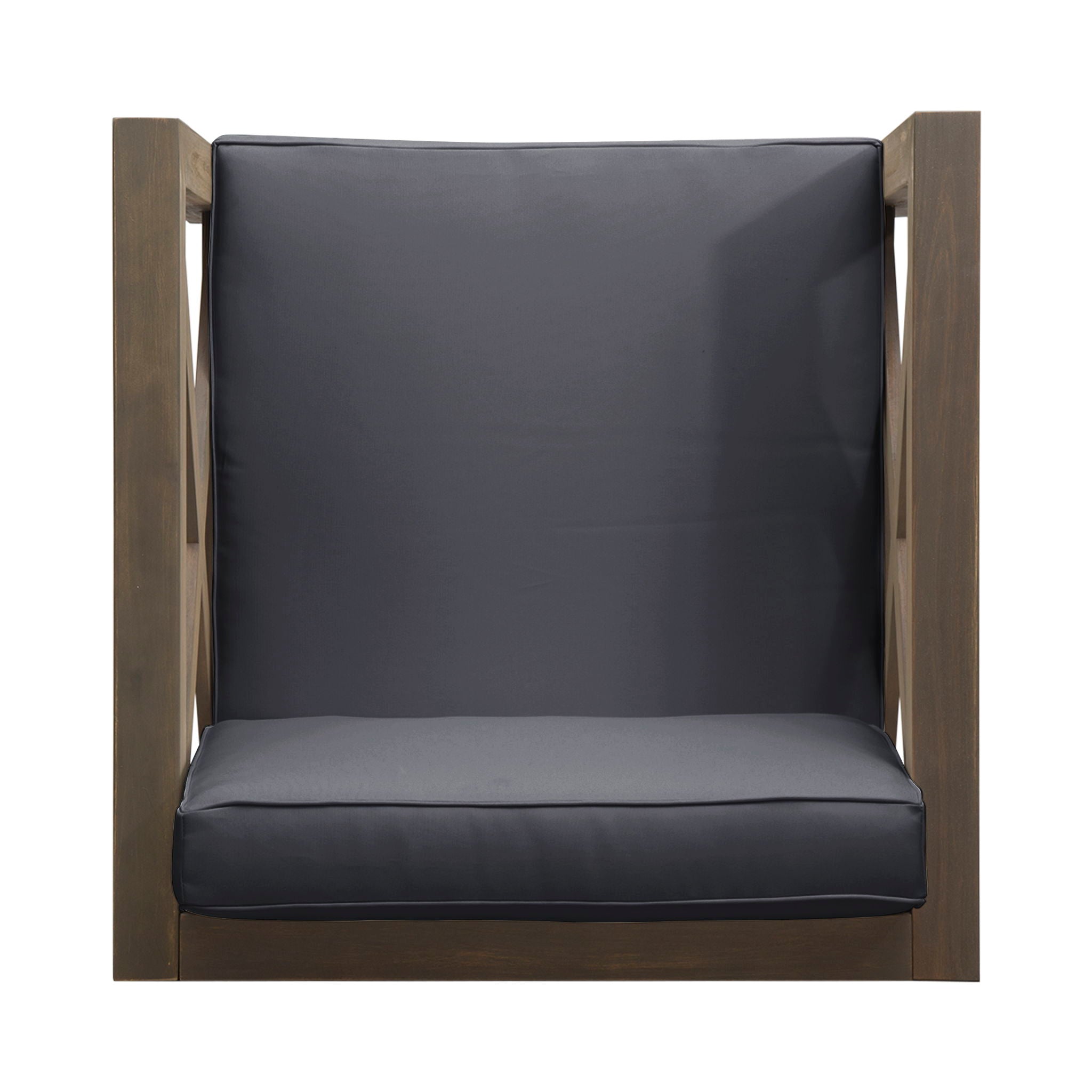 Brava Mid-Century Modern Club Chair with Water Resistant Cushions
