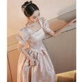 Women Evening Dresses Women Champagne