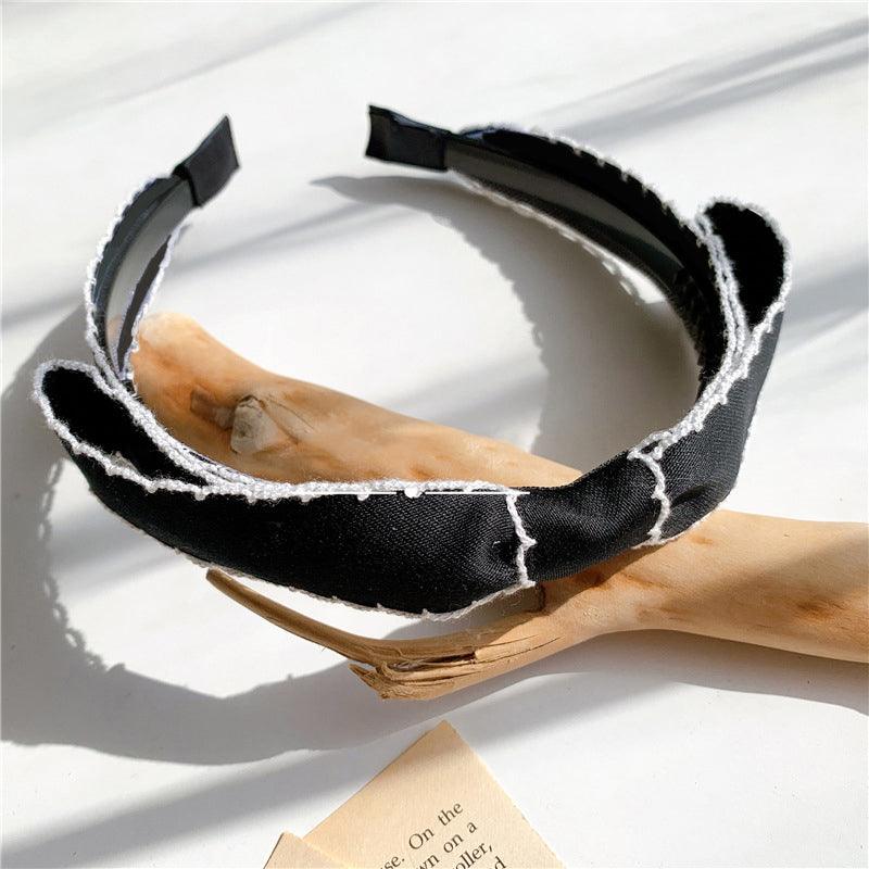 Elegant Bow Bezel Headwear Women Korean Headband Girls Vintage Hairband Hoop For Wedding Party Hair Bands Gorgeous Hair Accessories For Women