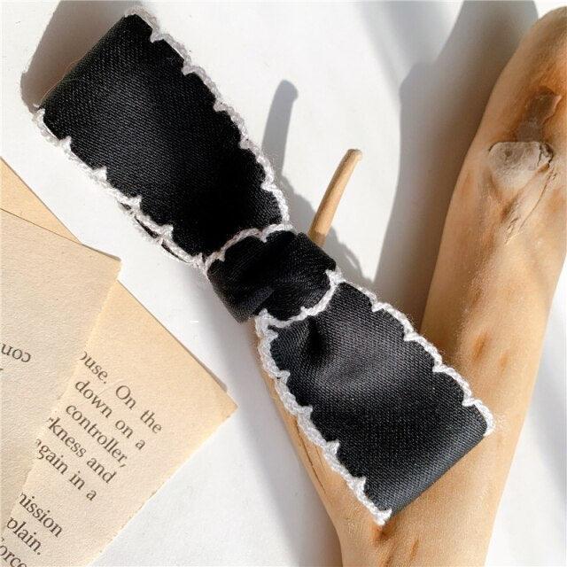 Elegant Bow Bezel Headwear Women Korean Headband Girls Vintage Hairband Hoop For Wedding Party Hair Bands Gorgeous Hair Accessories For Women