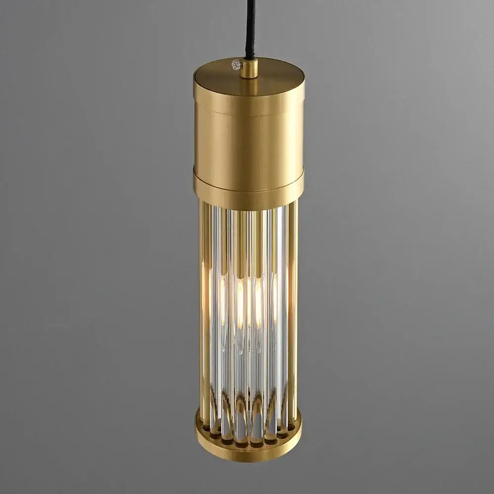 Elegant gold glass shade pendant lights kitchen & dining room