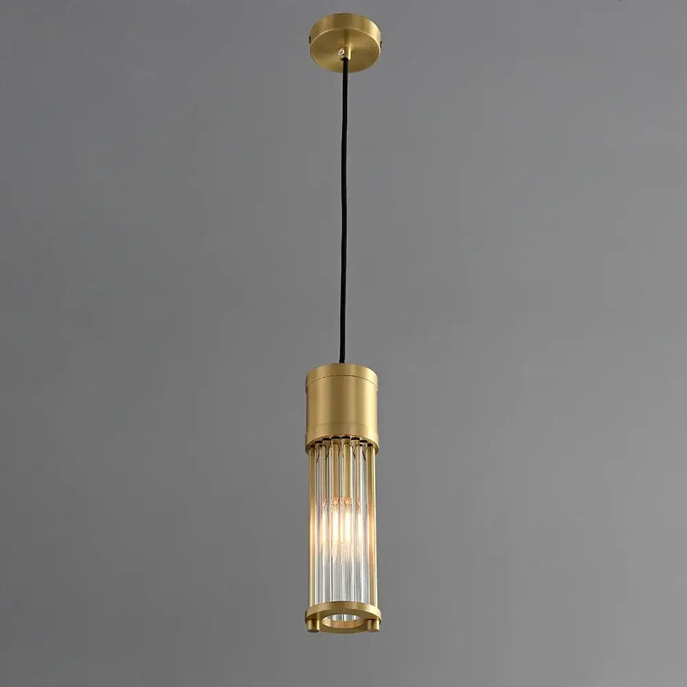 Elegant gold glass shade pendant lights kitchen & dining room