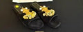 ELINA LINARDAKI BLACK CLEOPATRA SANDALS SIZE 8