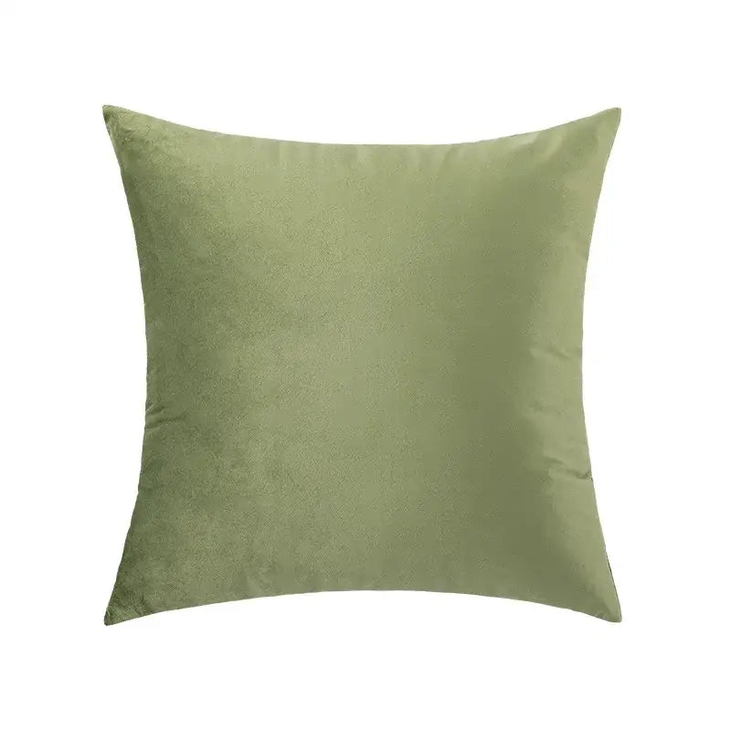 Embroidered flower pillowcase cover cream tulip living room decor