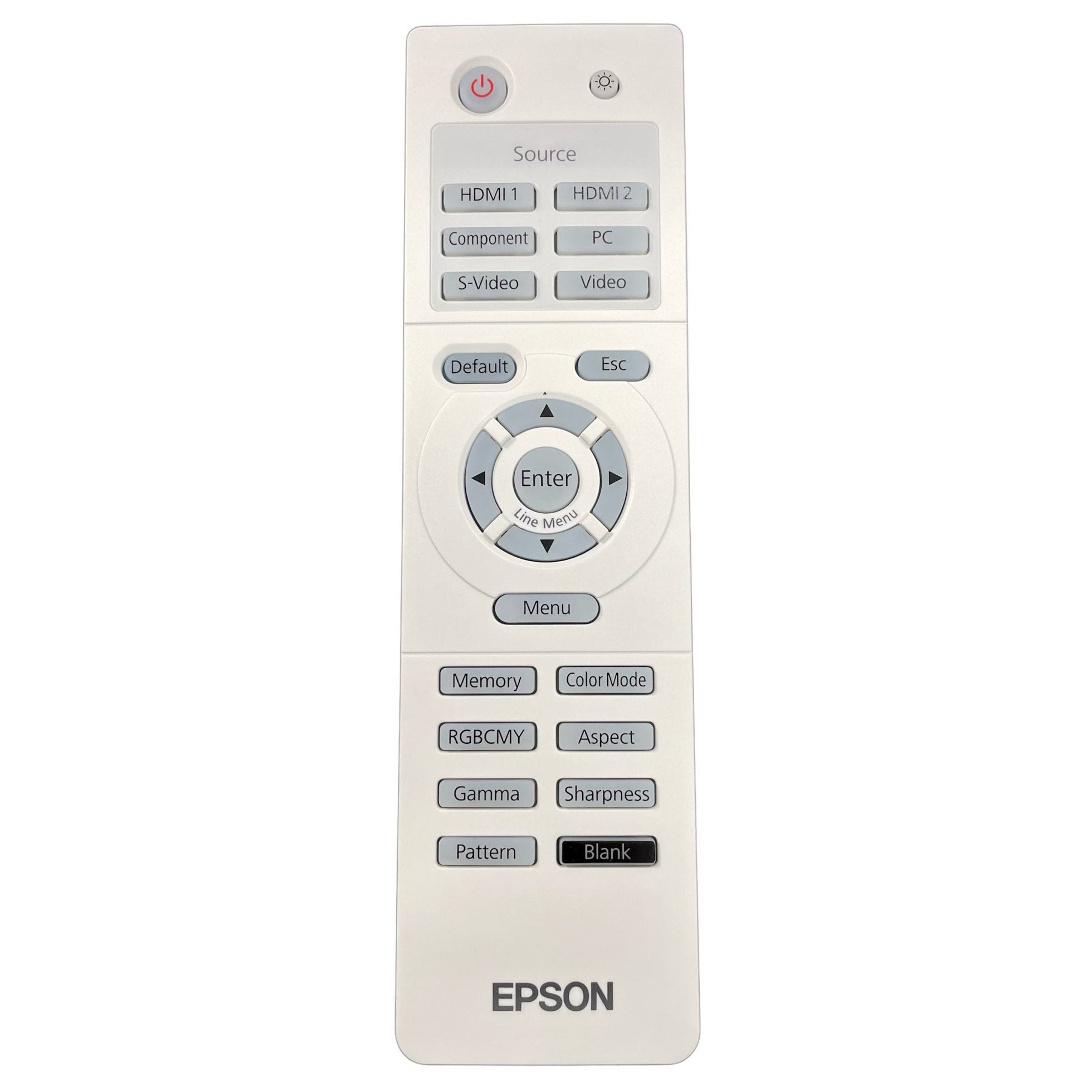 Substitute for Epson 150015001 Projector Remote Control [RR3720]