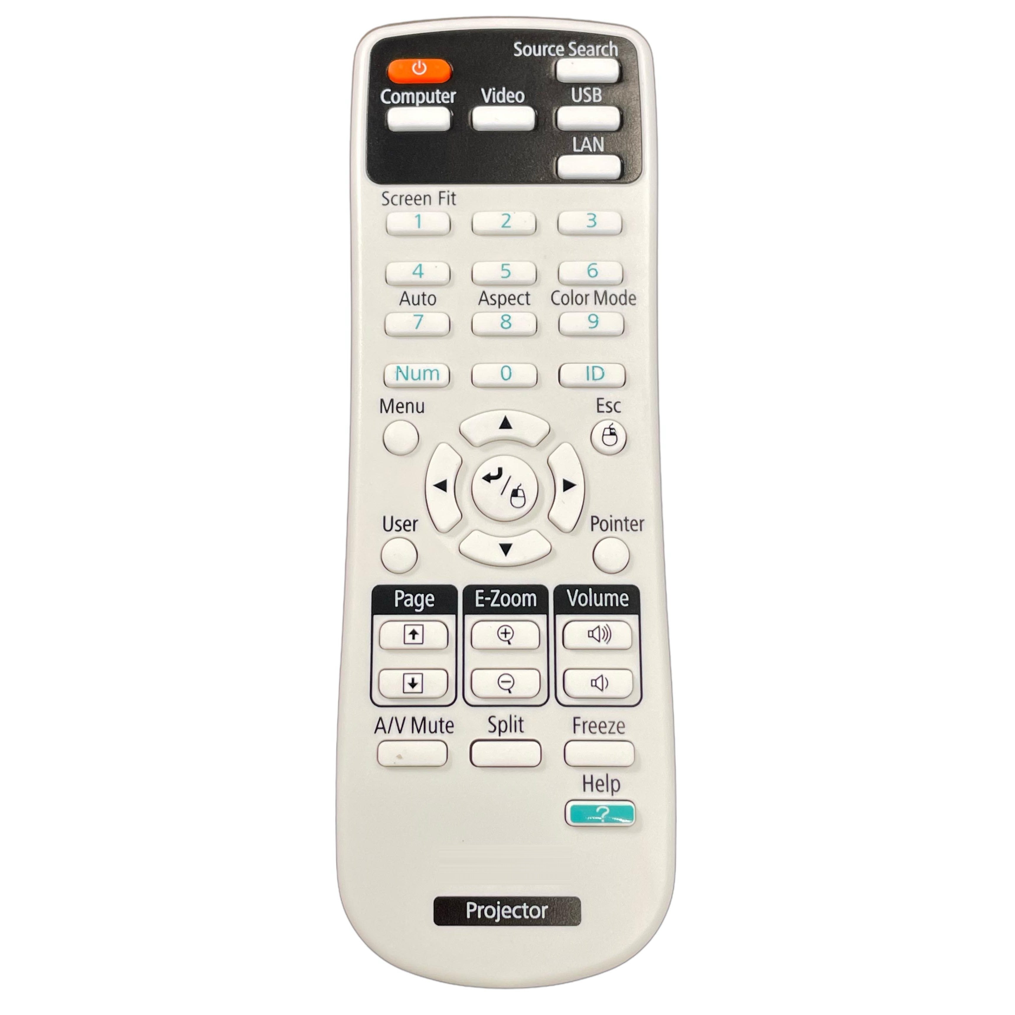 Substitute for Epson 1566064 Projector Remote Control [RR3720]
