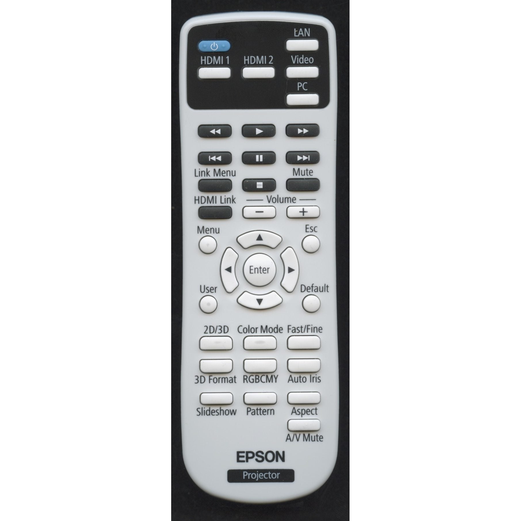 Substitute for Epson 160280500 Projector Remote Control [RR3720]