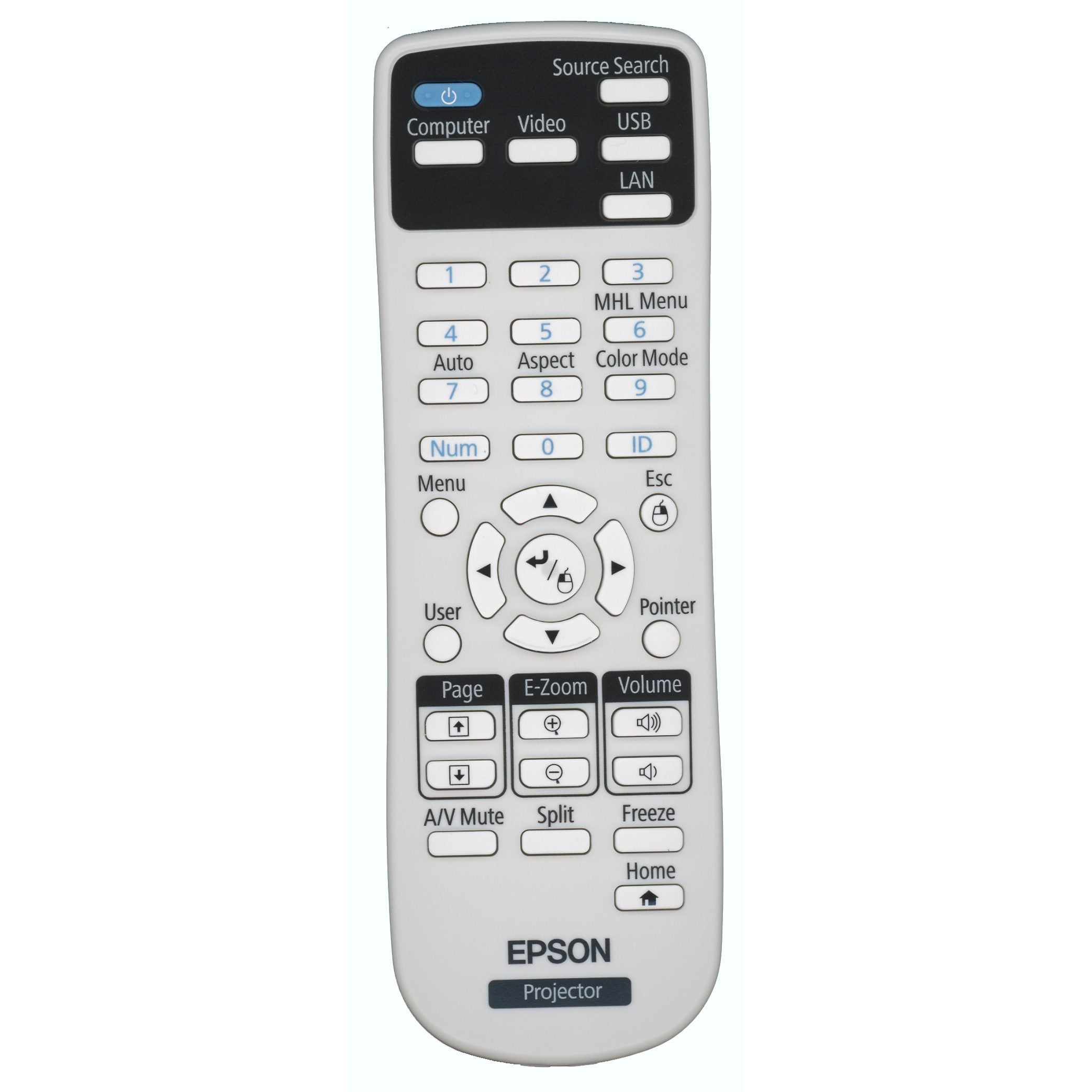 Substitute for Epson 164880600 Projector Remote Control [RR3720]