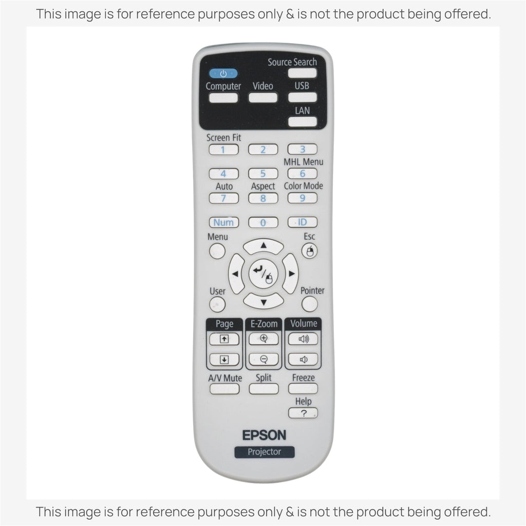 Substitute for Epson 2155721 Projector Remote Control - 215572100 [RR3720]