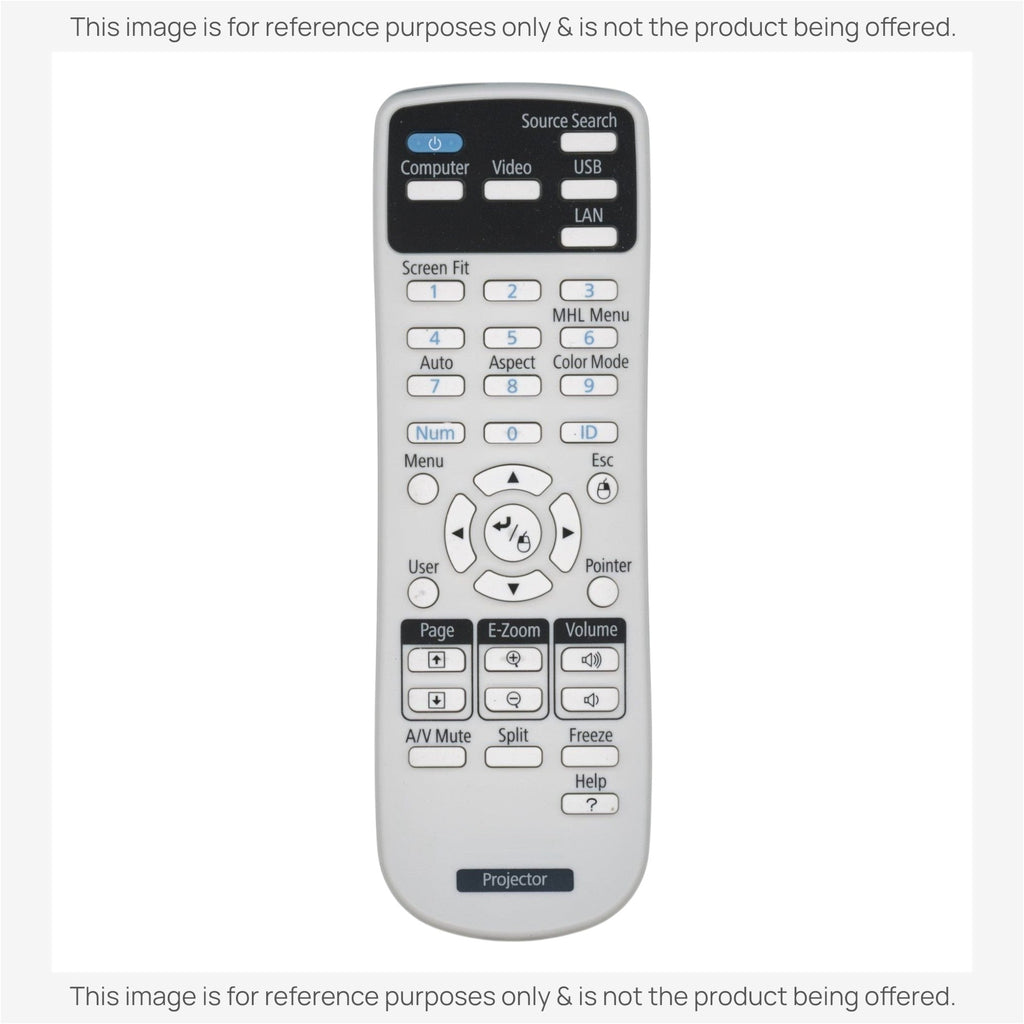 Substitute for Epson 2155721 Projector Remote Control - 215572100 [RR3720]