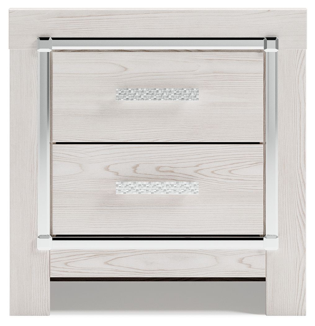 Altyra - Two Drawer Night Stand - White