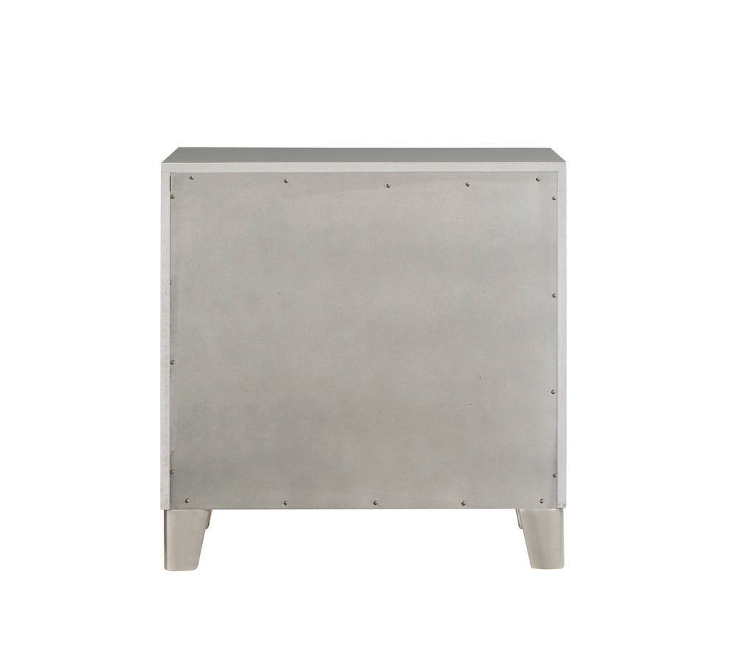 Sliverfluff - Nightstand - Mirrored & Champagne