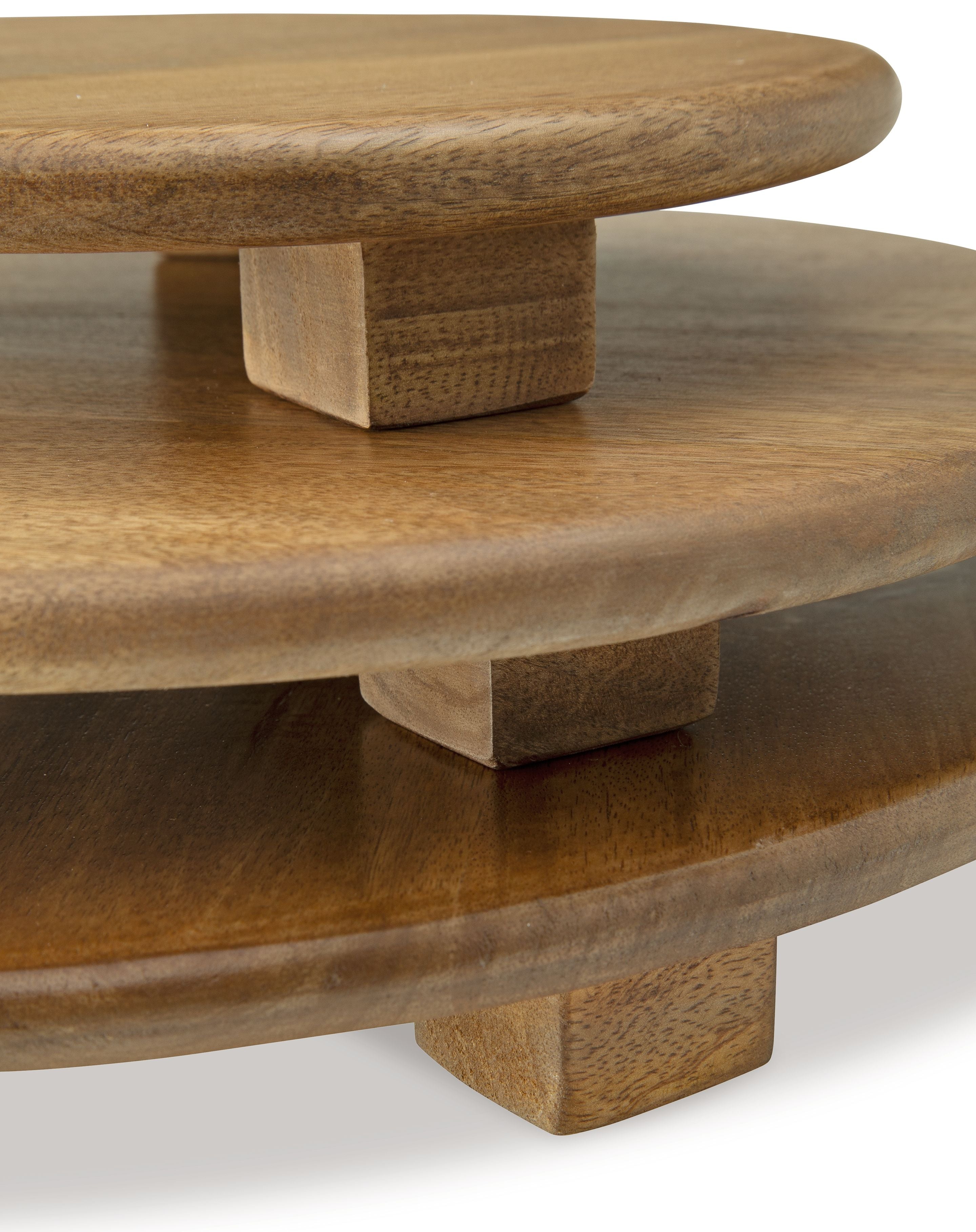 Kaidler - Tray Set (Set of 3) - Brown