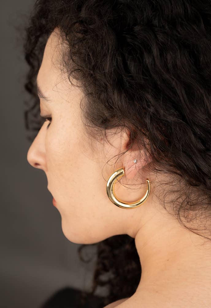 Golden Grace Hoops