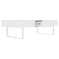 Rectangular Coffee Table With Hidden Storage