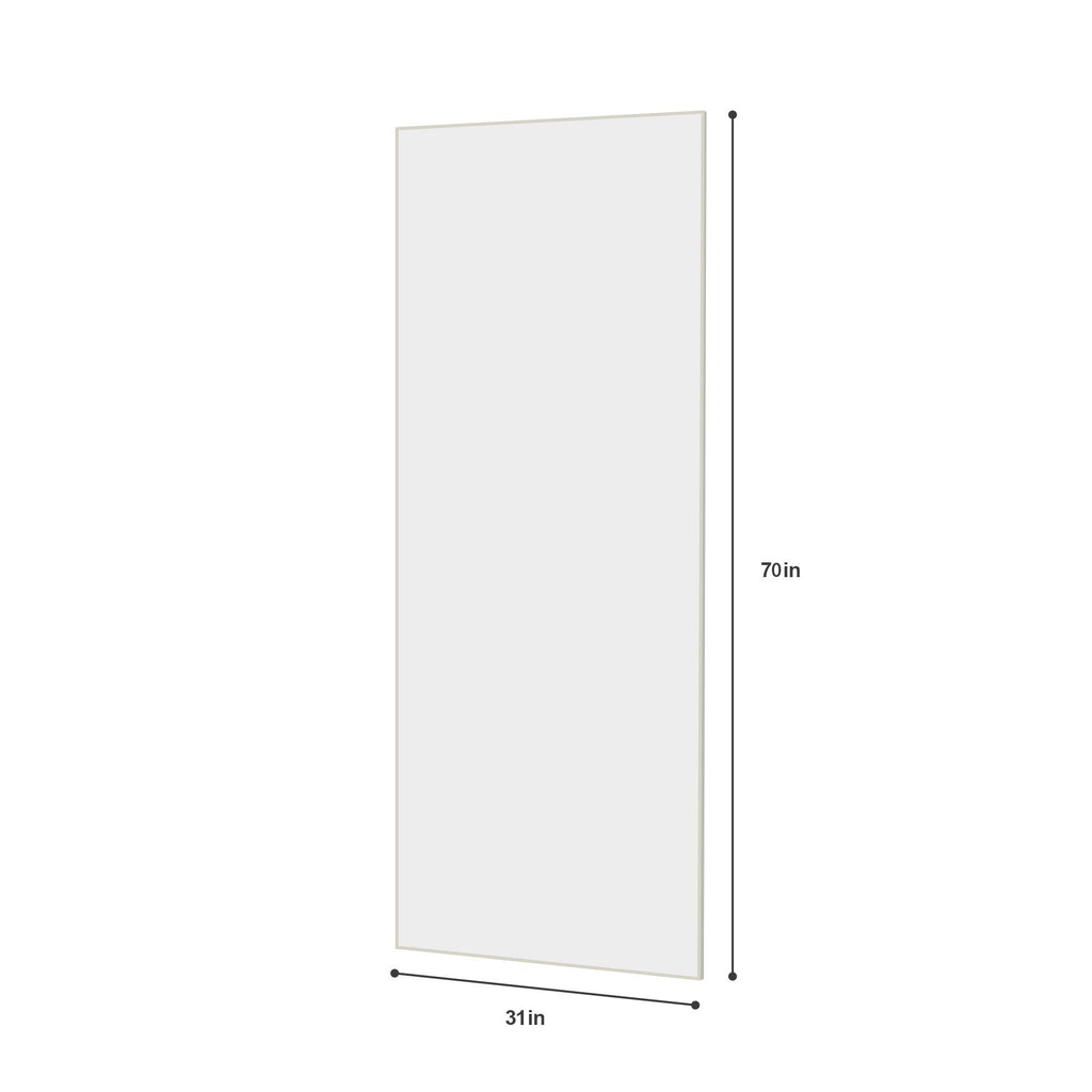 Modern Full Length Mirror With High Definition Shatter Proof Glass And Aluminum Alloy Frame