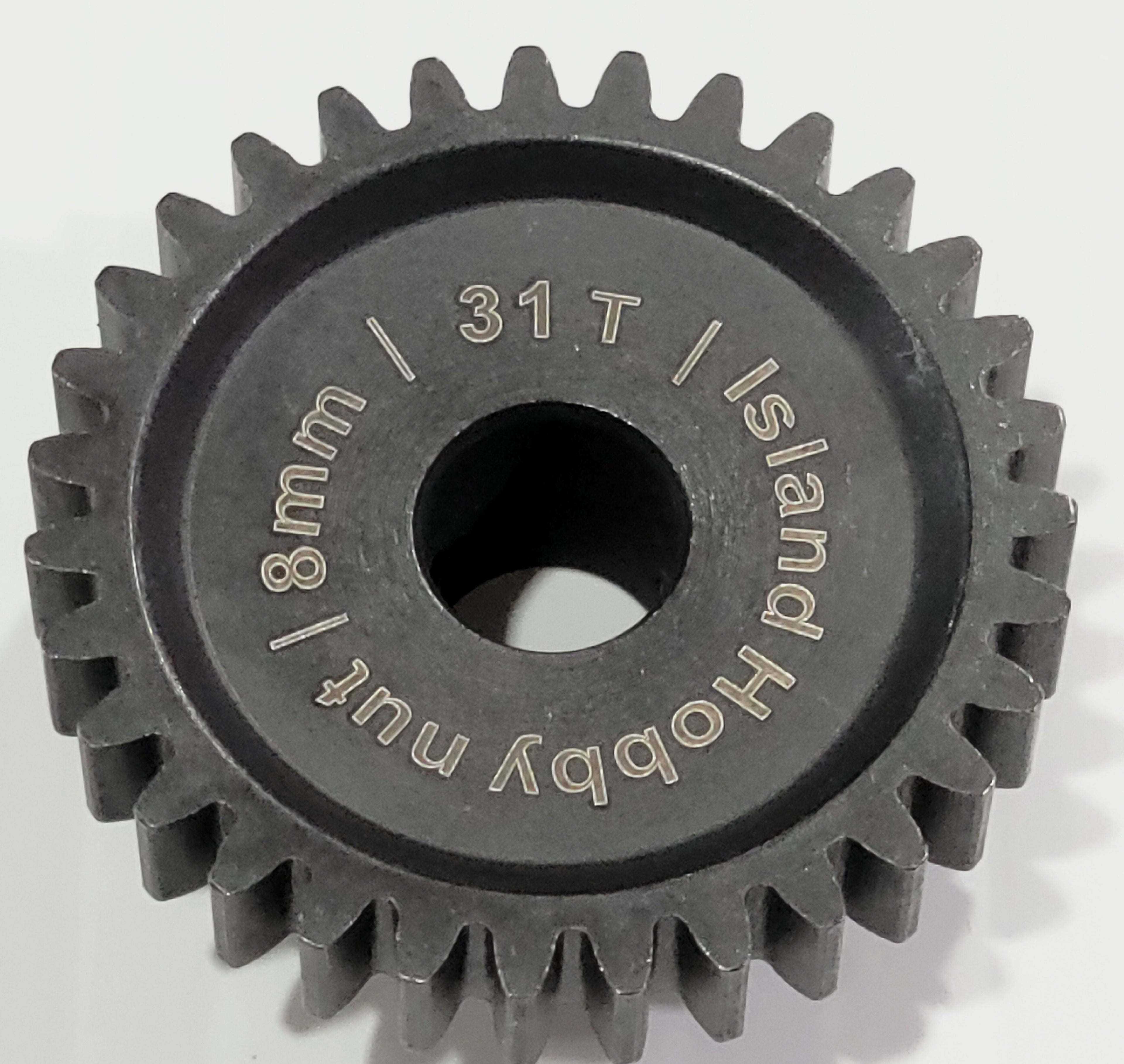 IRonManRc  31T 8MM Mod1 Pinion Gear HARDENED STEEL