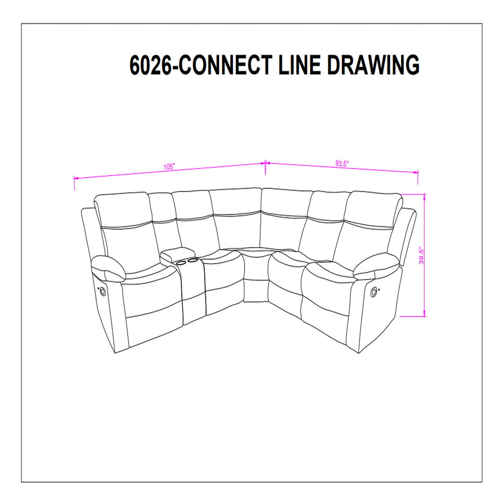 Sectional Sofa With Recline And Storage