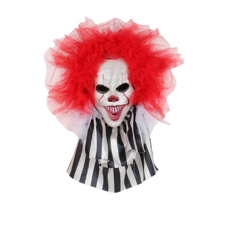 Spooktacular Halloween Horror Clown Wreath - Frightful Door Decor!