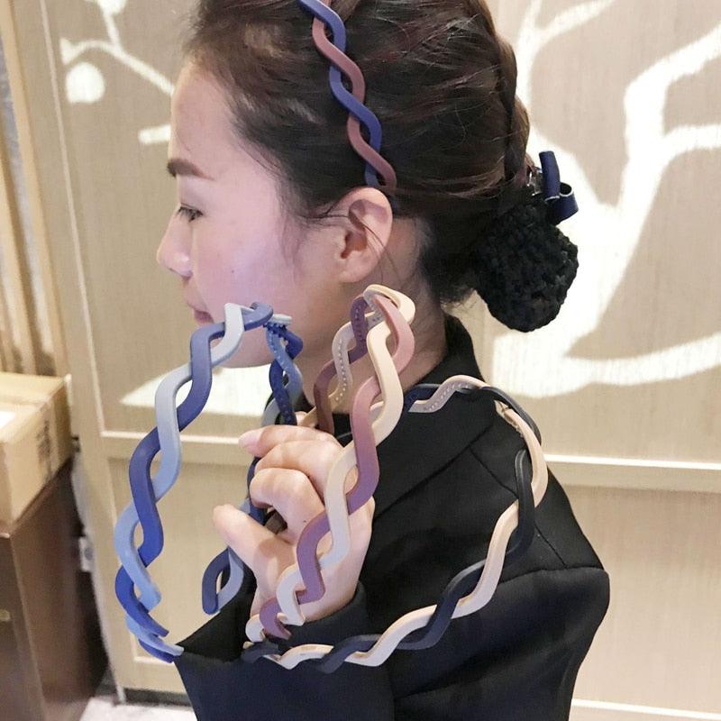 Fashion Headbands for Hair Woman Soft Colorful Hit Color Bezel Hair Bands Hair Hoop Bezel for Hair Headband Gorgeous Hair Accessories For Women