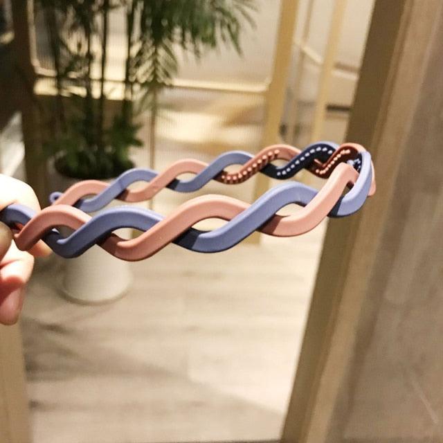 Fashion Headbands for Hair Woman Soft Colorful Hit Color Bezel Hair Bands Hair Hoop Bezel for Hair Headband Gorgeous Hair Accessories For Women