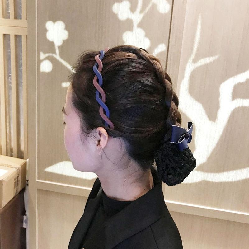 Fashion Headbands for Hair Woman Soft Colorful Hit Color Bezel Hair Bands Hair Hoop Bezel for Hair Headband Gorgeous Hair Accessories For Women