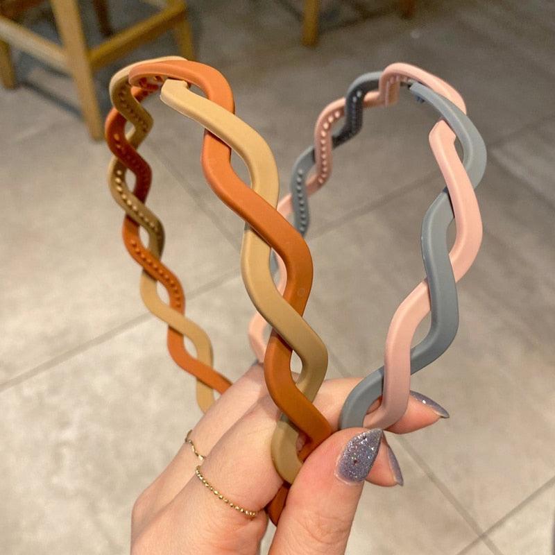 Fashion Headbands for Hair Woman Soft Colorful Hit Color Bezel Hair Bands Hair Hoop Bezel for Hair Headband Gorgeous Hair Accessories For Women