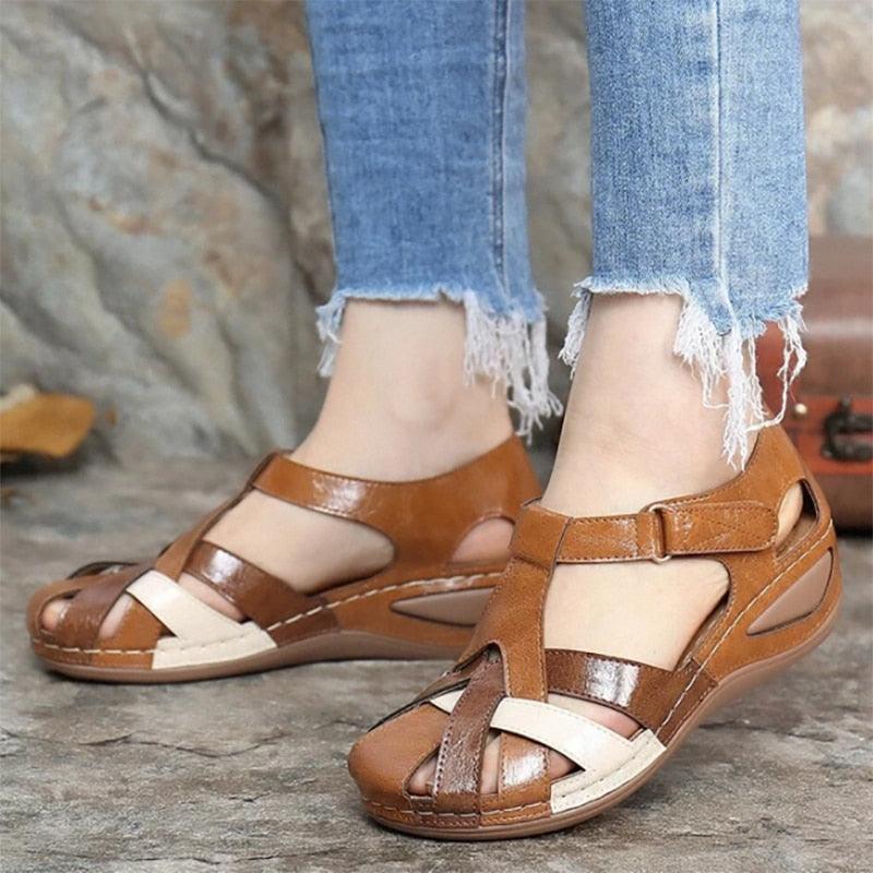 Fashion Women Sandals Waterproo Round Slippers Casual Comfortable Outdoor Fashion Comfortable Athletic Stylish Sport Shoes With Arch Support For Outdoor Activities