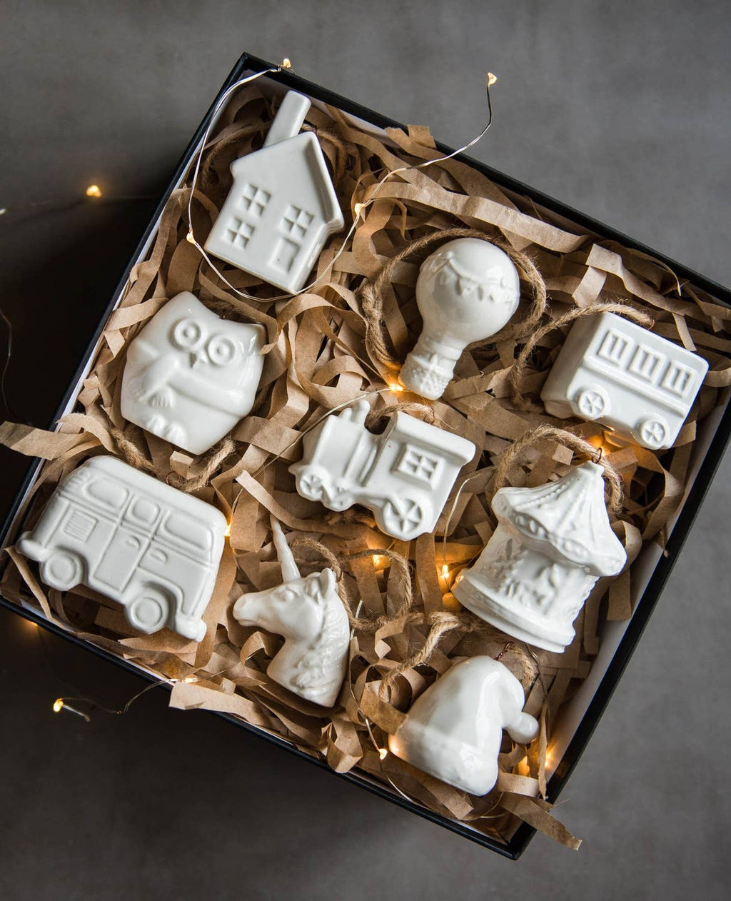 Handmade Porcelain Christmas Ornaments: Duck