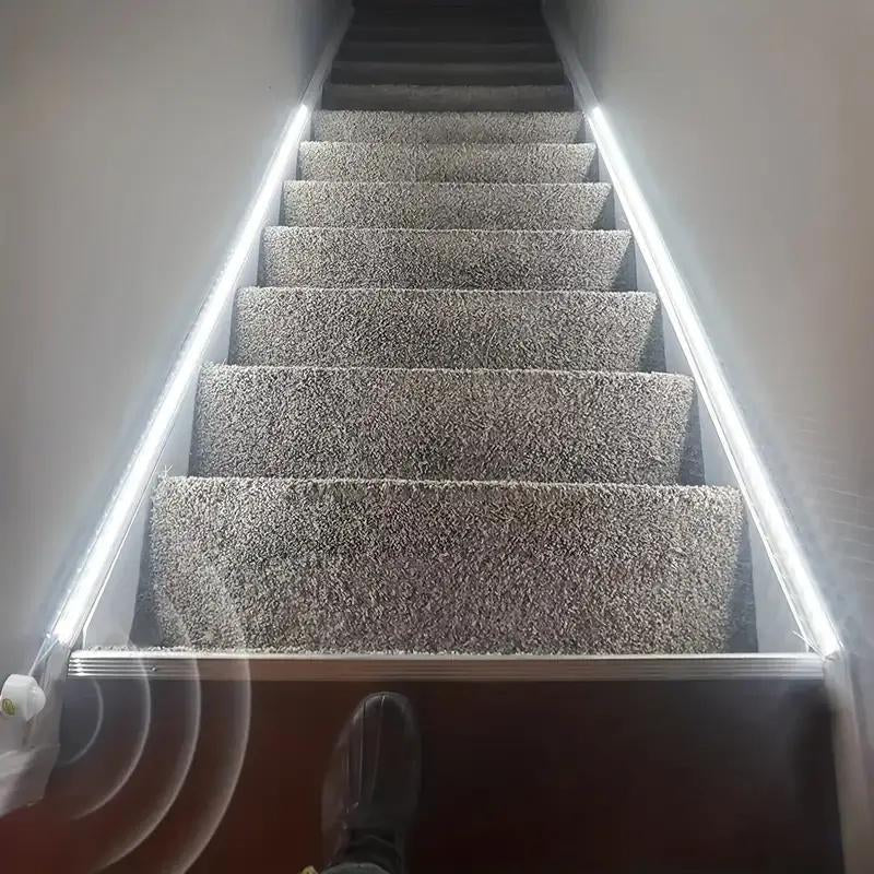 PIR Motion Sensor LED Strip Light, DC5V USB Powered Automatic Switch Light, Decorative LED Light for Stair Wardrobe Closet Kitchen Bedroom Hallway #TOP PICKS