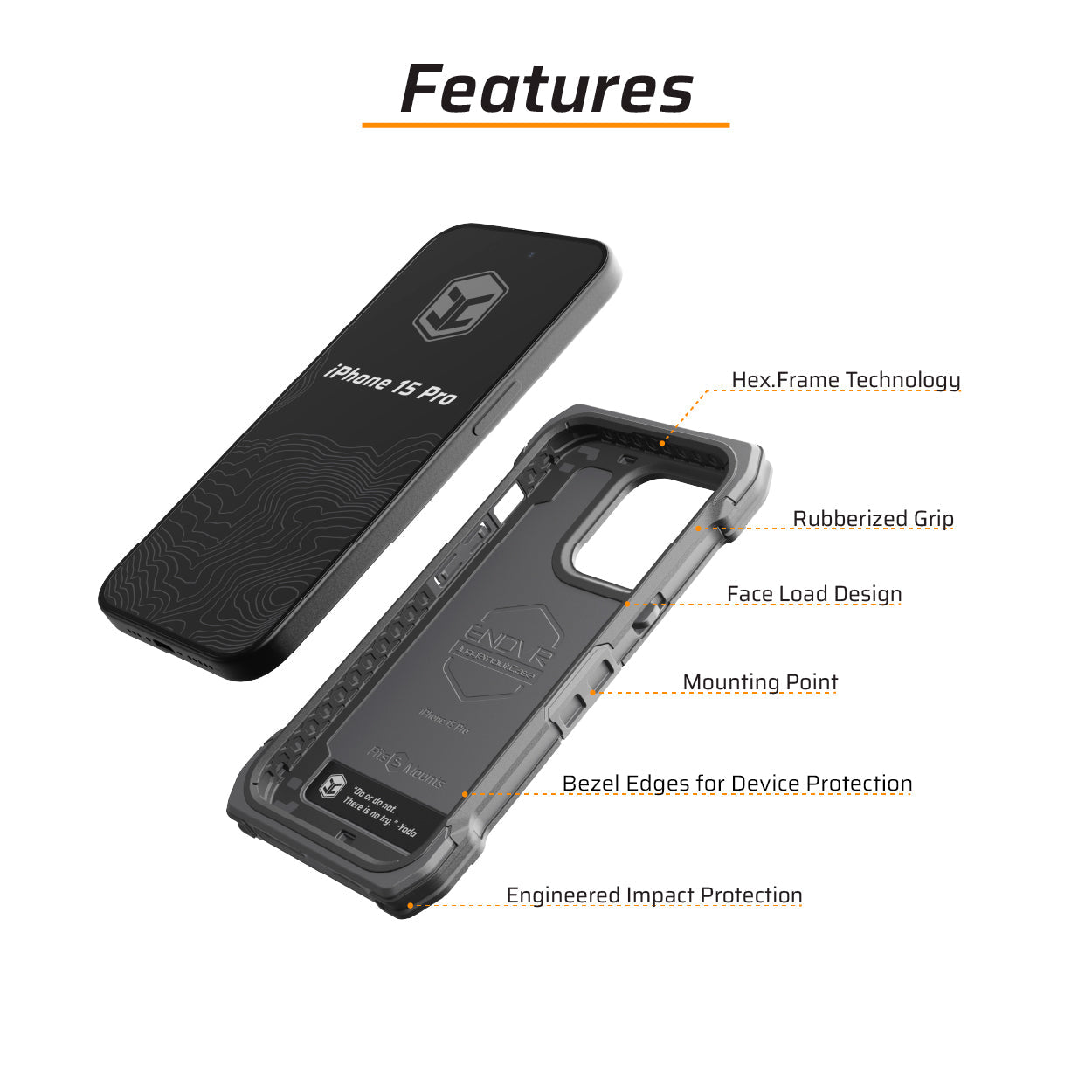 iPhone 15 Pro ENDVR Phone Case | Made in USA