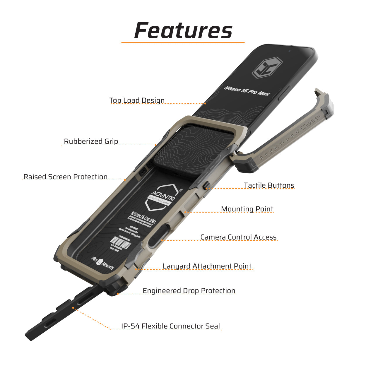 iPhone 16 Pro Max ADVNTR Phone Case | Made in USA