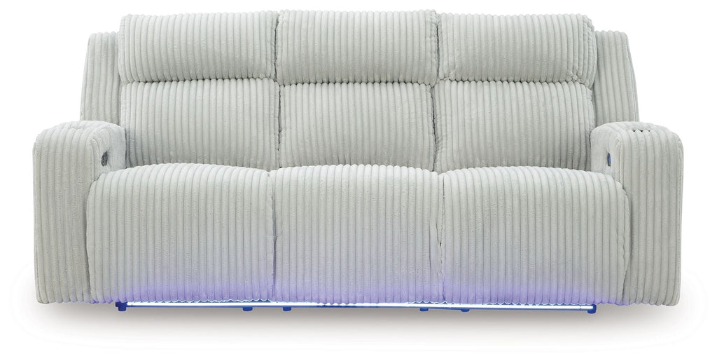 Forest Lake - Power Reclining Sofa With Adj Headrest