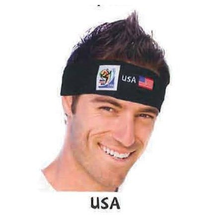 FIFA World Cup Wigs & Headbands Lot - Vintage Collectible Official Licensed
