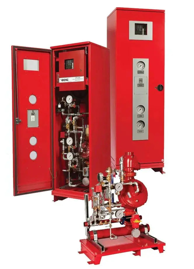 Pre Non-Int Pneumatic Skid Enclosure 8' Fire Protection System