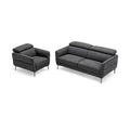 Modern Couched Sofa set with Adjustable Headrest