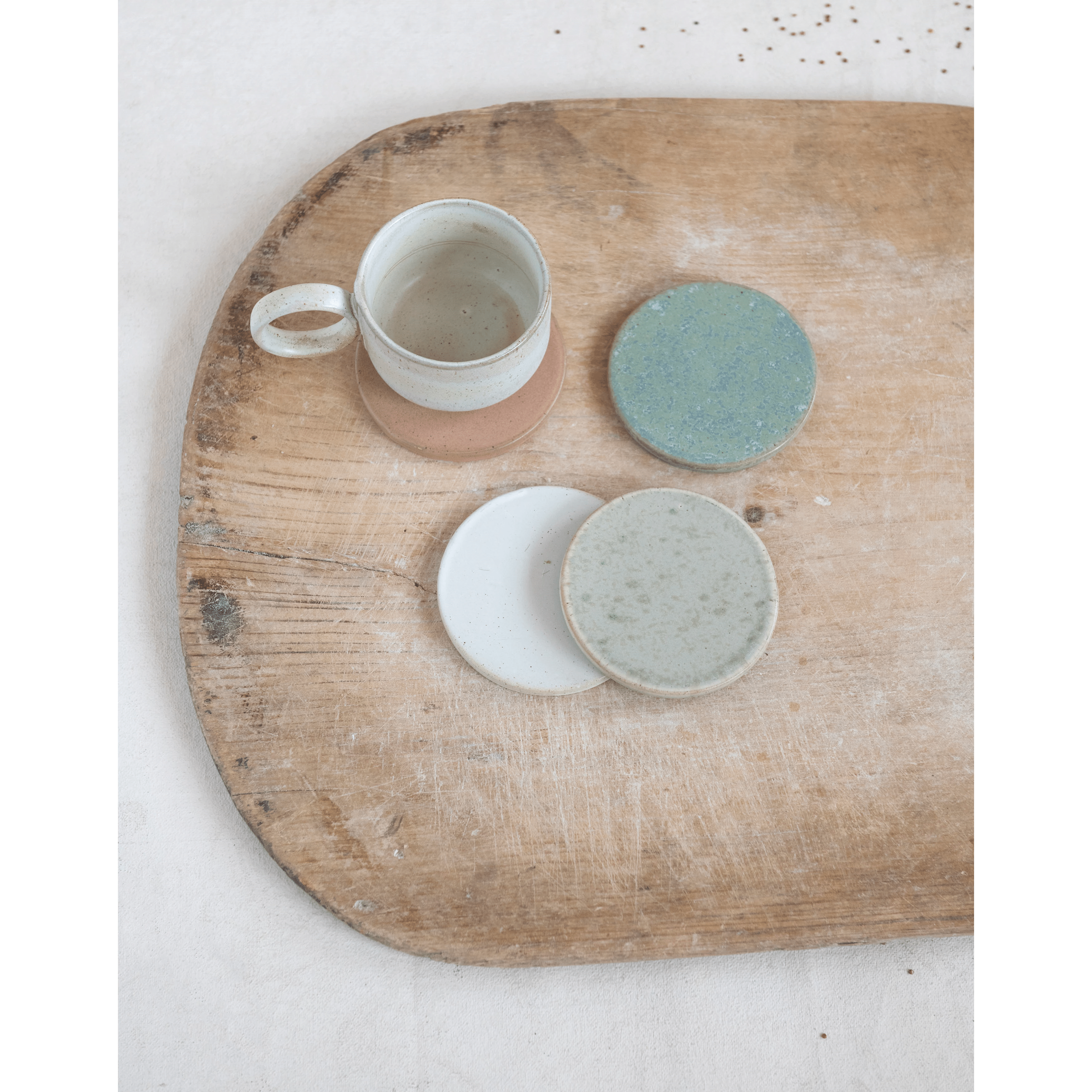 8 oz. Stoneware Mug with Reactive Glaze